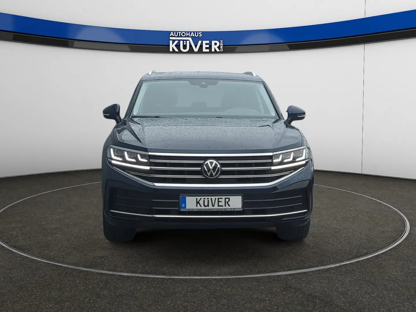 Volkswagen Touareg Elegance 3,0 TDI DSG 4M+Navi+AHK+Leder Blau - 2