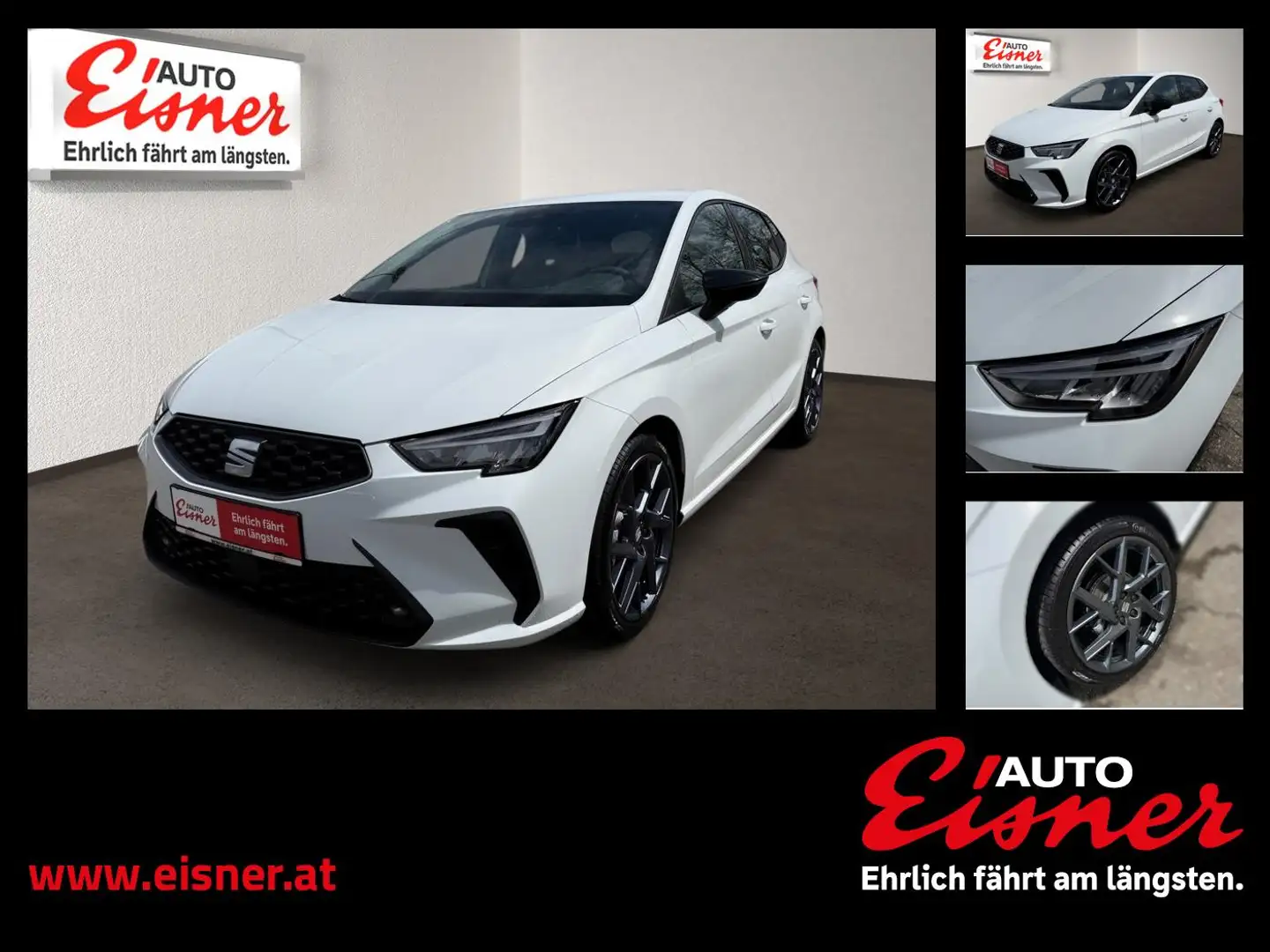 SEAT Ibiza FR 1.0 TSI Kessy, Full-Link Weiß - 1