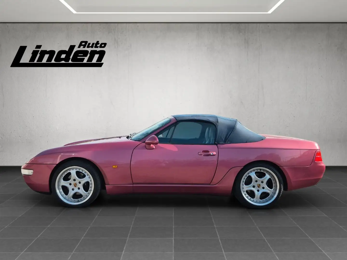 Porsche 968 Cabrio Klima elektr. Sitze Leder Scheckheft Rot - 2