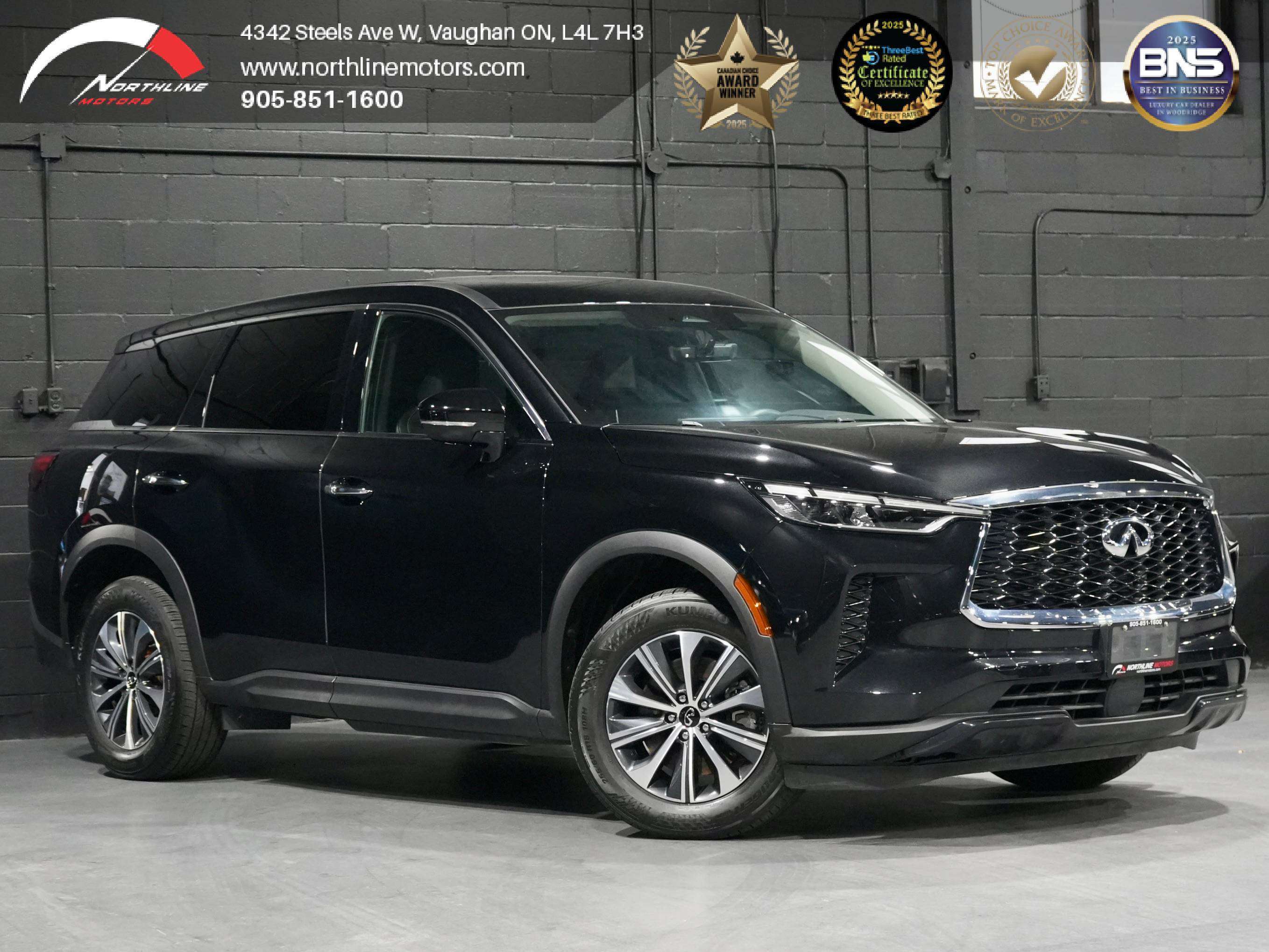 Black 2024 INFINITI QX60 SUV / Crossover All-Wheel Drive Automatic
