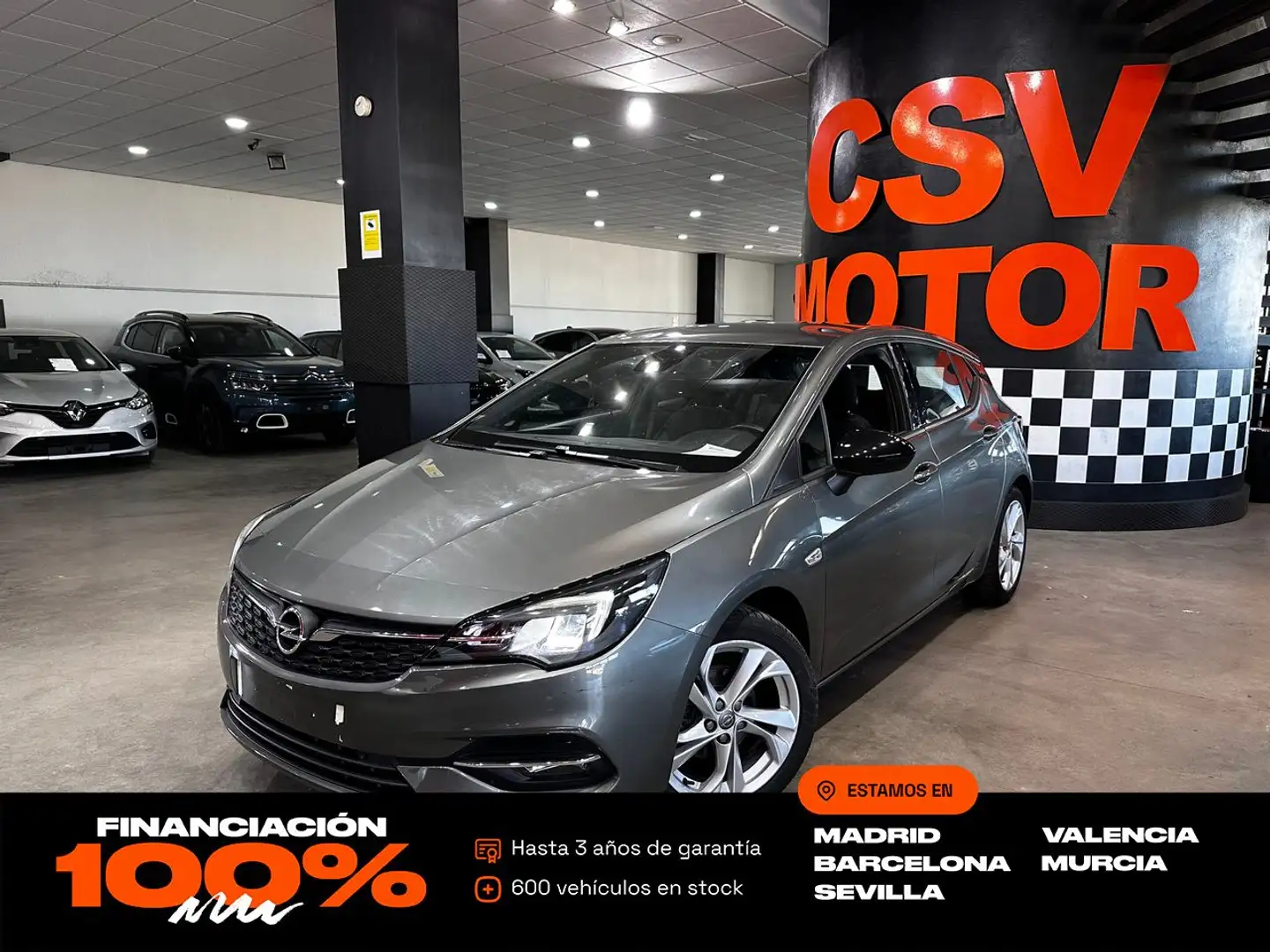 Opel Astra 1.5D DTH S/S GS-Line Aut. 130 Grijs - 1