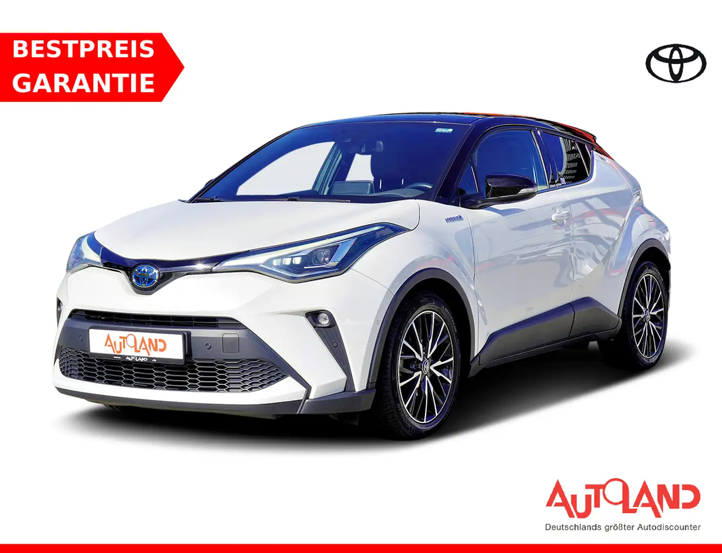 Toyota C-HR 2.0 Hybrid Lounge LED Navi ACC Kamera JBL Bianco - 1