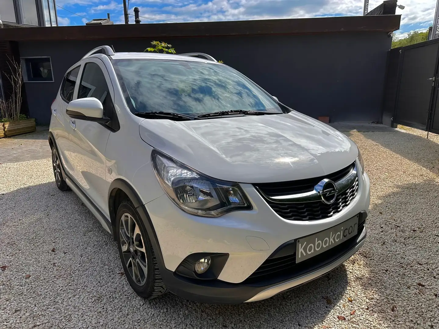 Opel Karl 1.0iROCKS//FAIBLE TAXE//GPS//AIRCO//GARANTIE12MOIS Blanc - 1
