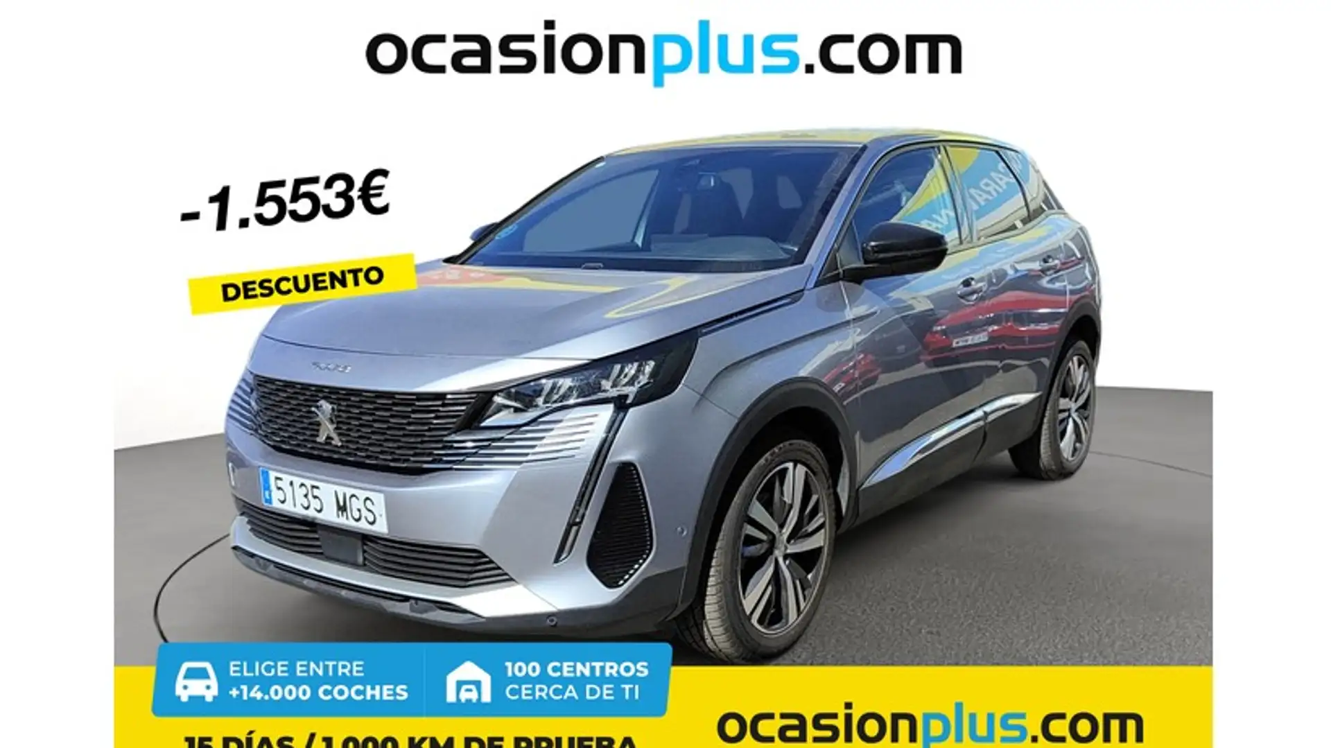 Peugeot 3008 1.2 PureTech S&S Allure 130 Gris - 1