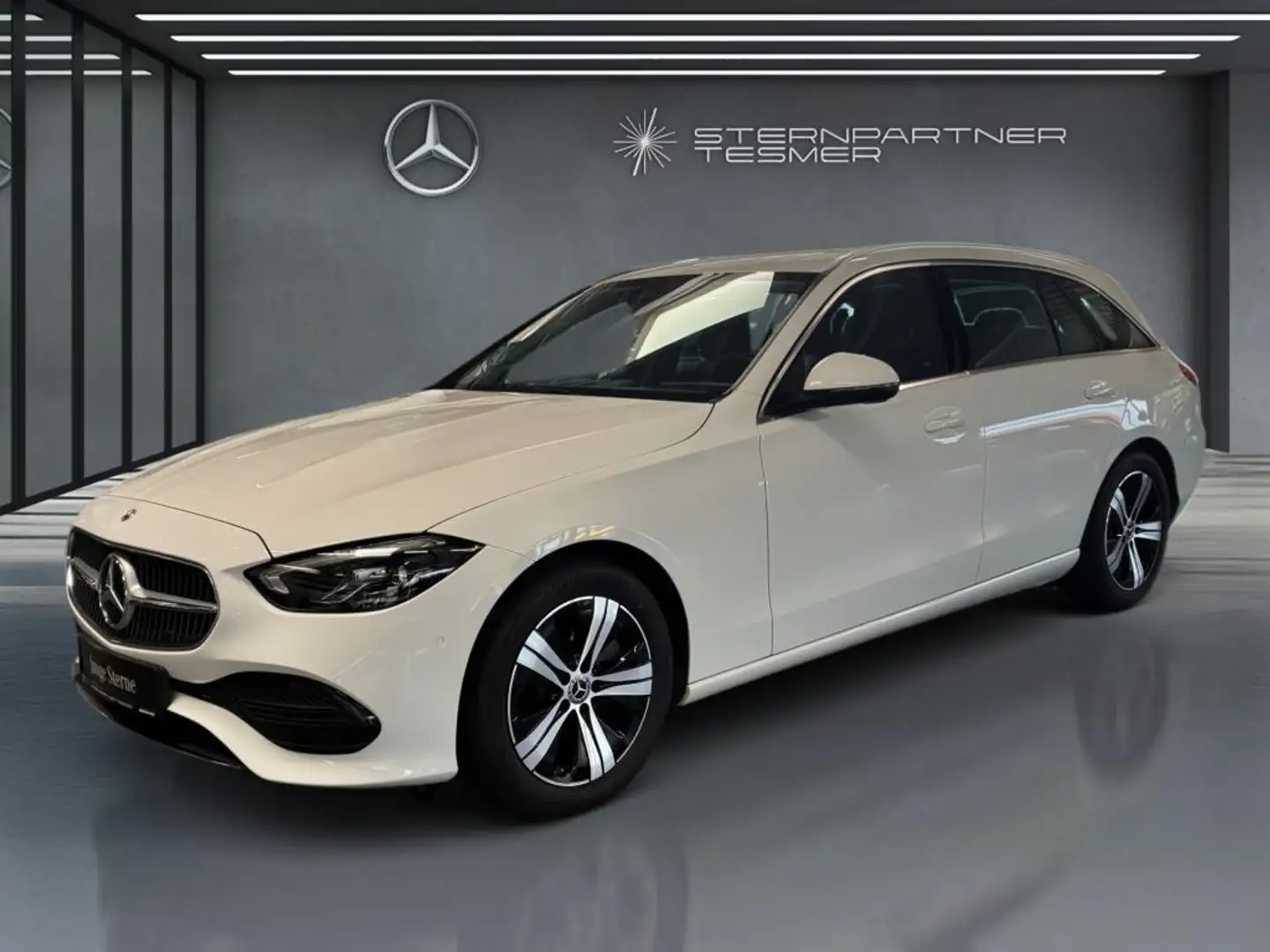 Mercedes-Benz C 220 d T AVANTGARDE+KAM+LED+AMBI+TOTW+DISTR+AHK Weiß - 2