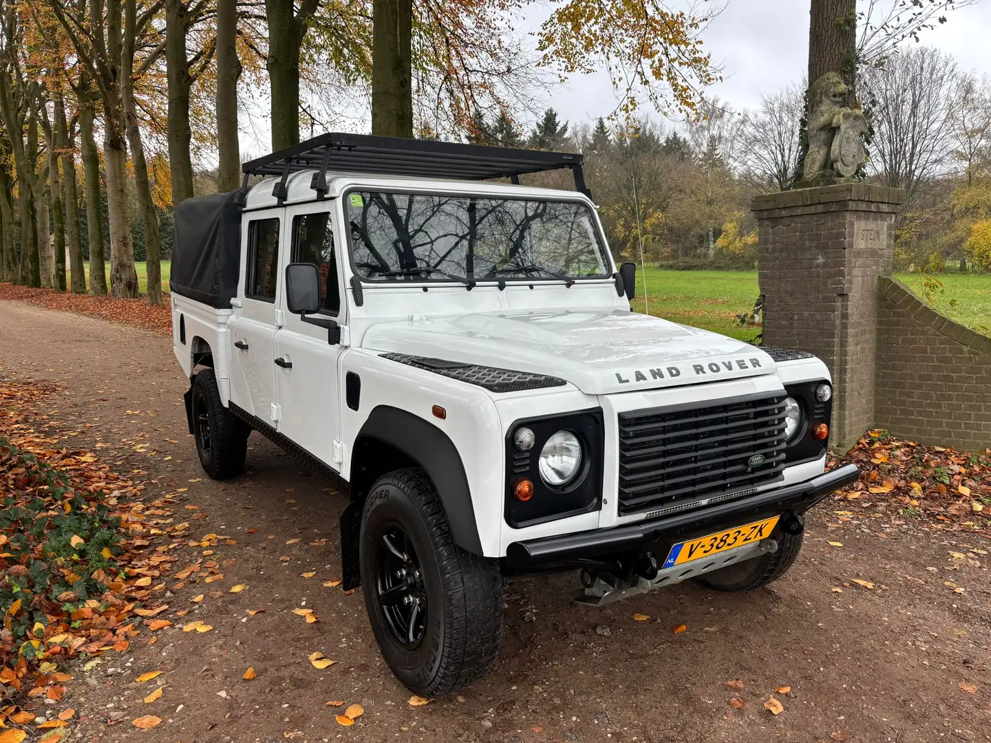 Land Rover Defender 2.2 D 130" S Crew Cab Trekhaak Airco Grijs kent Белый - 2