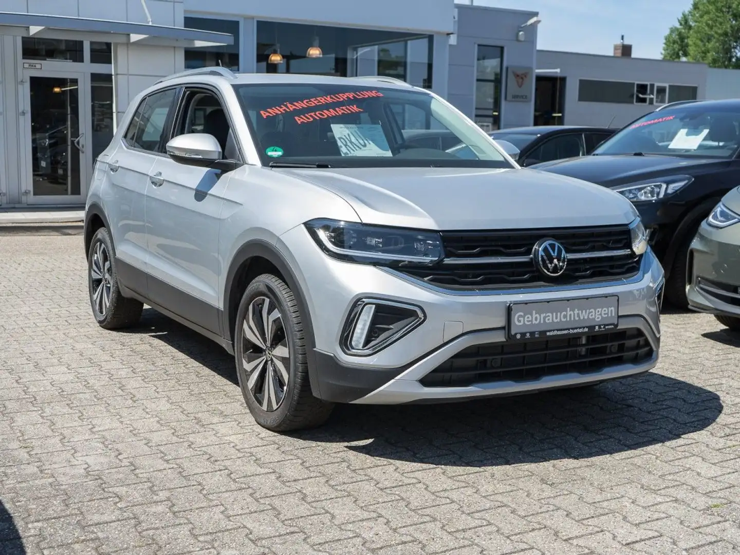 Volkswagen T-Cross Style 1.0 TSI DSG+AHK+Kamera+Navi mit An Zilver - 2