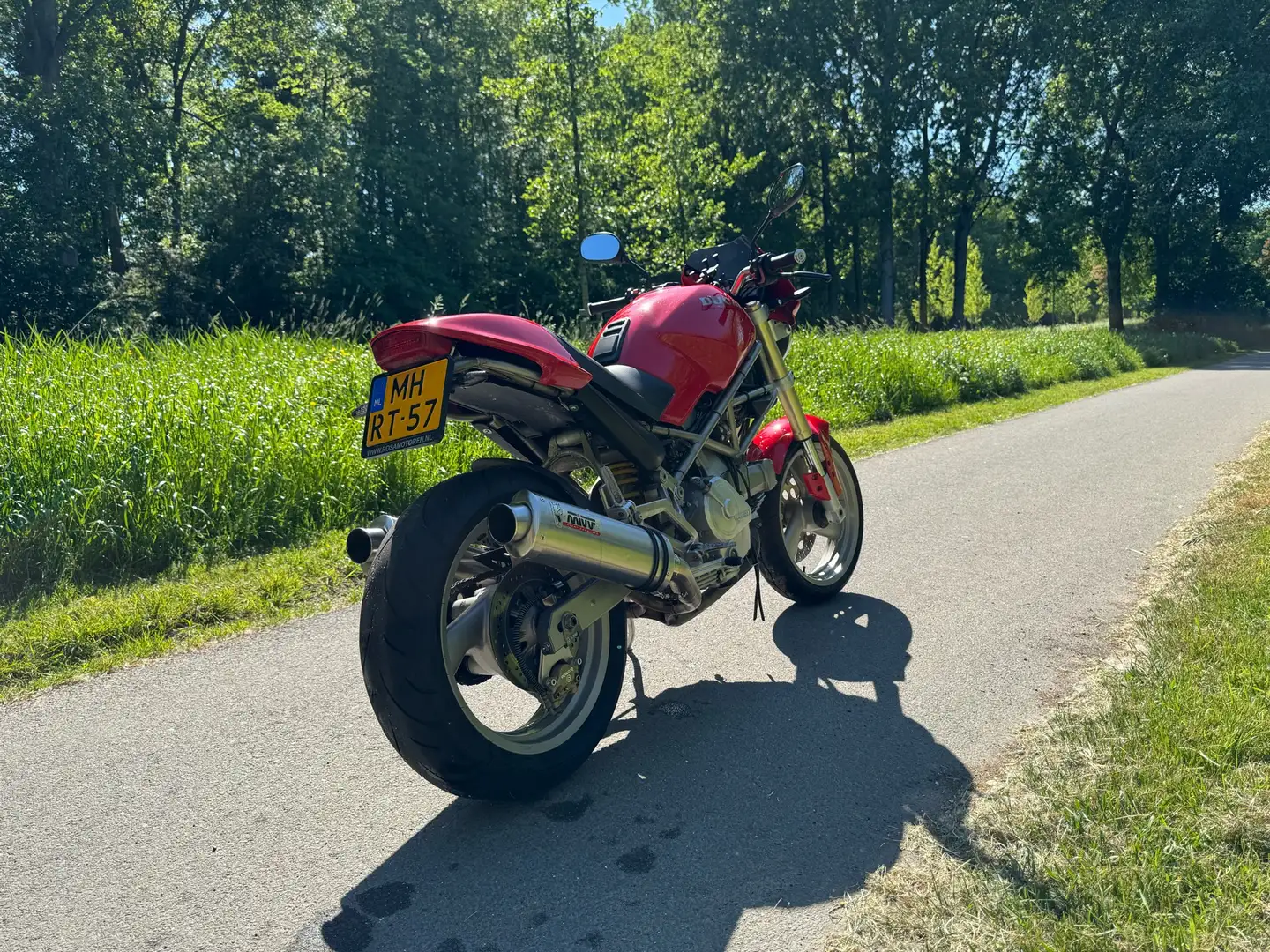 Ducati Monster 600 40kw/54PK, MIVV uitlaten Rot - 2
