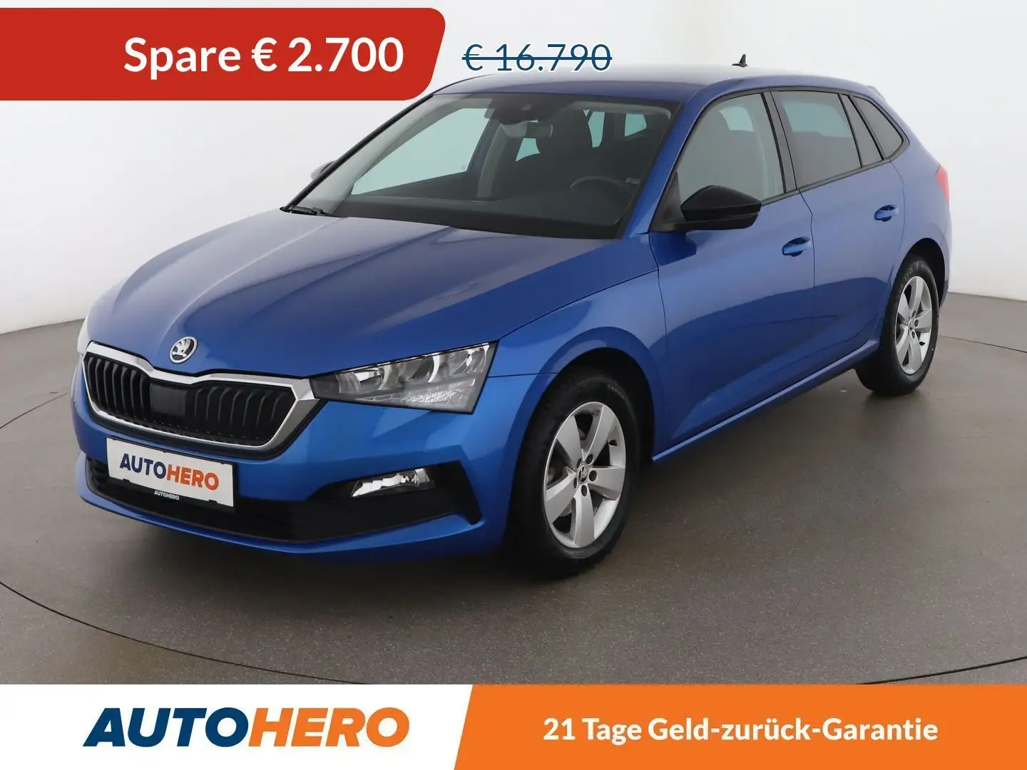 Skoda Scala 1.0 TSI Style *LED*ACC*CAM*SPUR*TOTWINKEL* Blau - 1