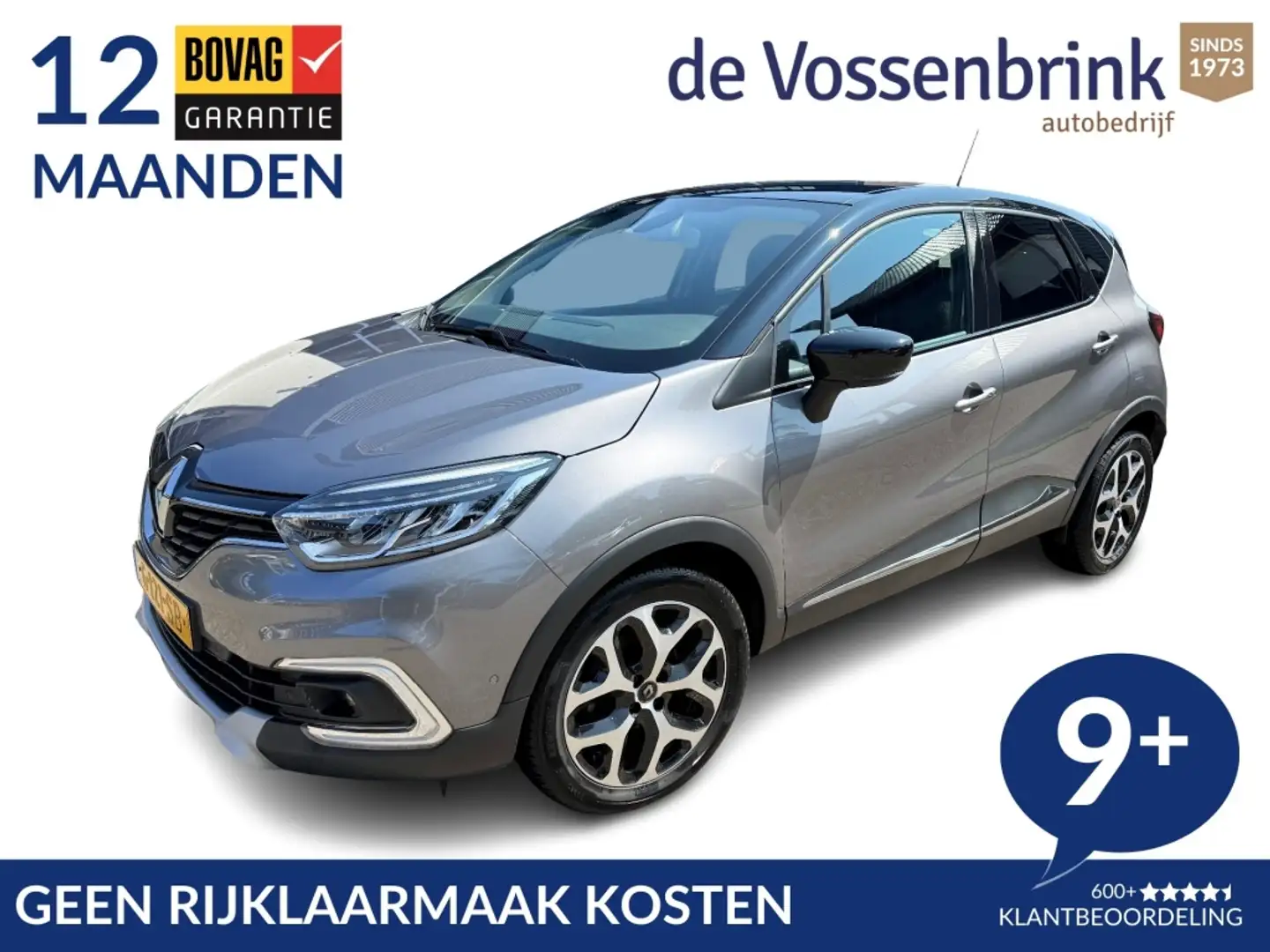Renault Captur 1.3 TCe Intens Automaat 1e Eig. NL-Auto *Geen Afl. Grijs - 1