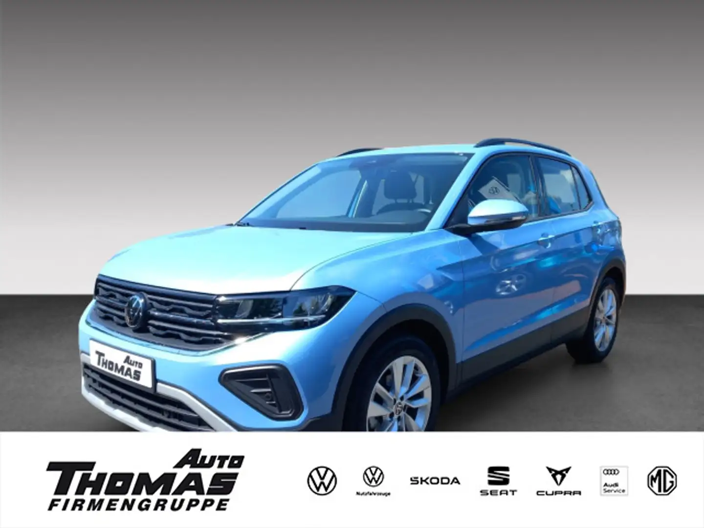 Volkswagen T-Cross 1.0 TSI Life *AHK*IQ.DRIVE*NAVI*KAMERA* Grün - 1