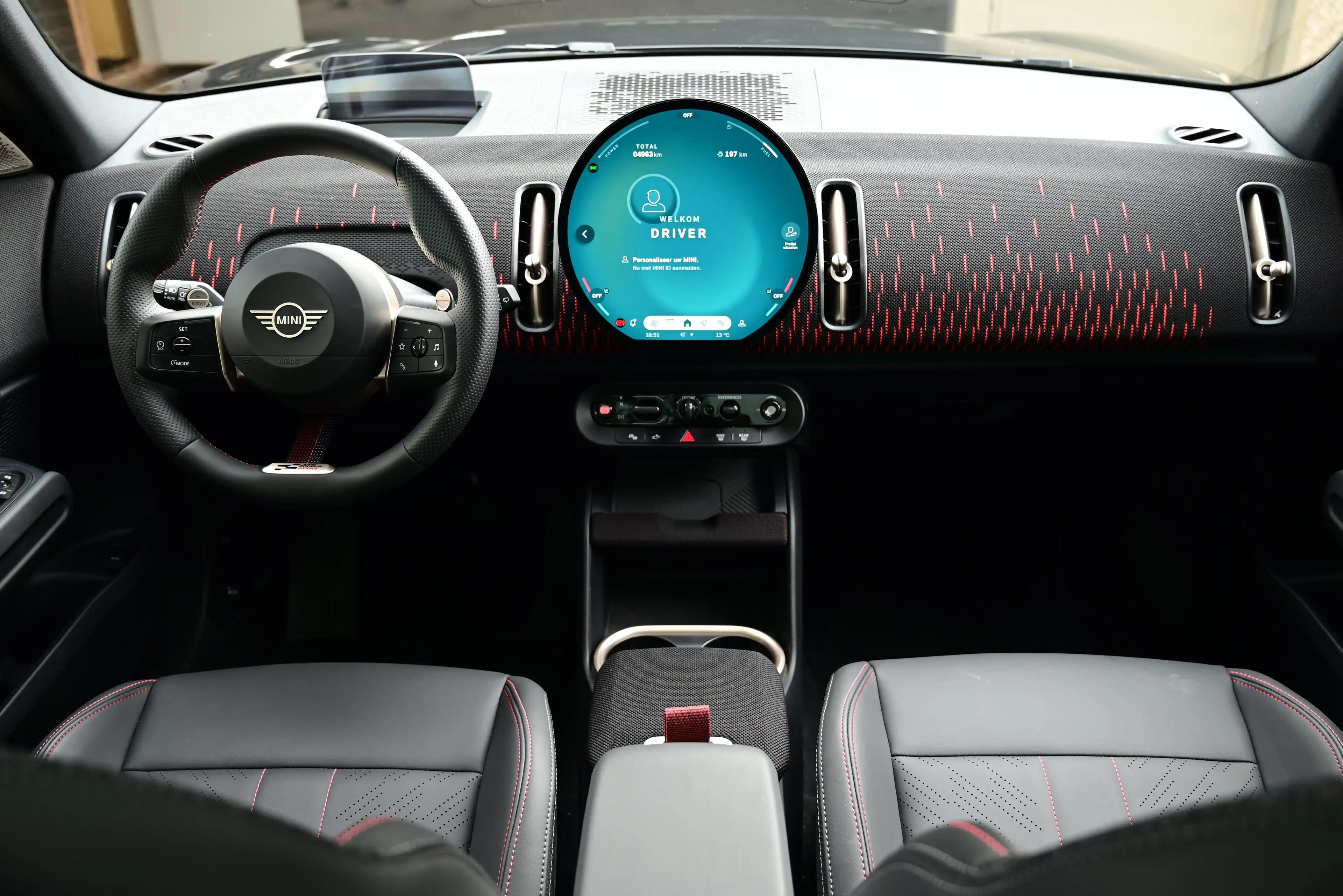 MINI Countryman C JCW TRIM / AUT / SUNROOF / LEATHER / 360 CAMERA / FULL BLACK / ADAPTIVE CRUISE — photo 11
