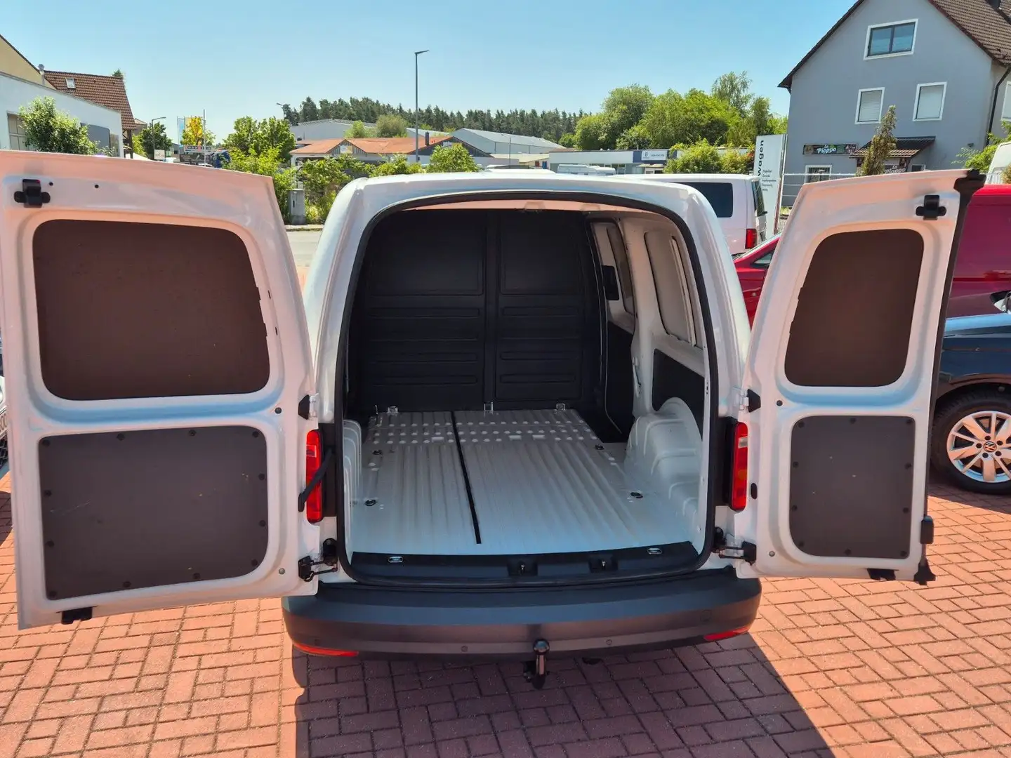 Volkswagen Caddy Maxi Kasten, AHK Heckflügeltüren NAVI Weiß - 1