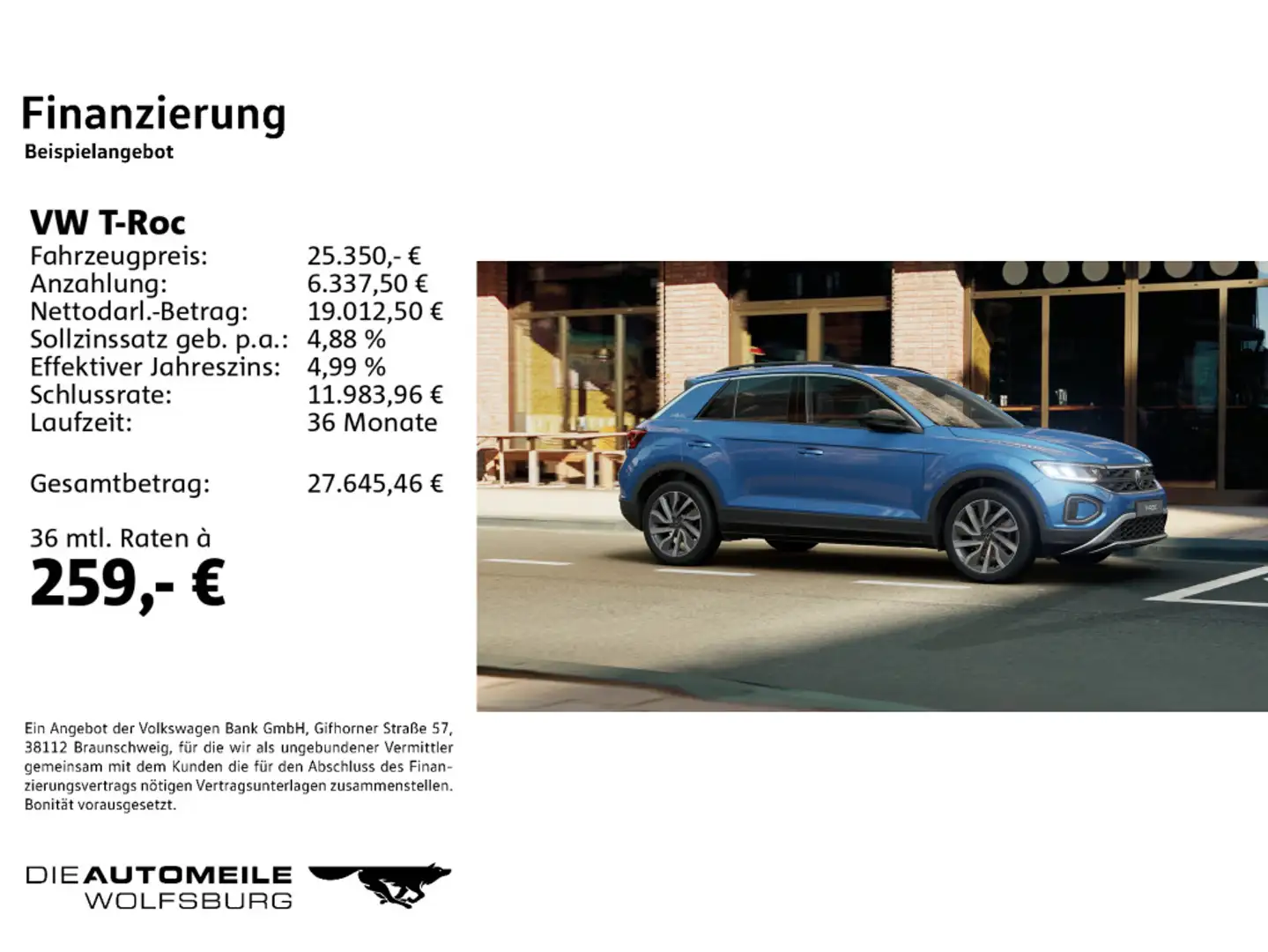 Volkswagen T-Roc 2.0 TDI Goal LED/ACC/Travel Assist Blauw - 2