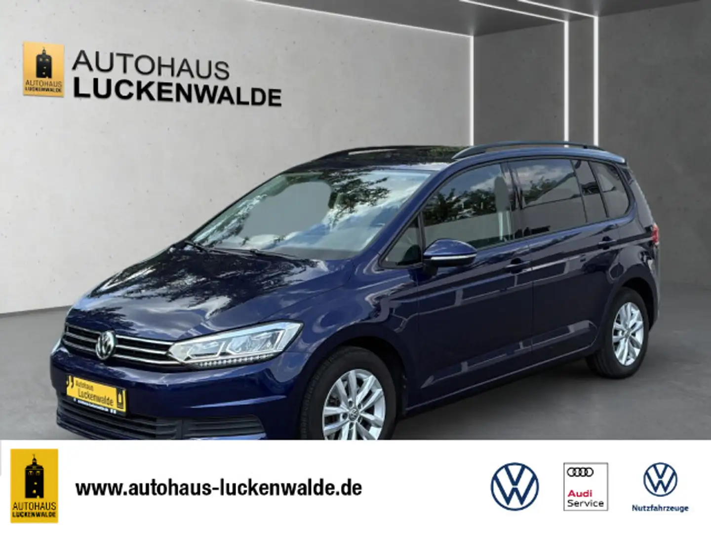 Volkswagen Touran 1.4 TSI Comfortline *7-Sitzer*ACC*LED* Blau - 1