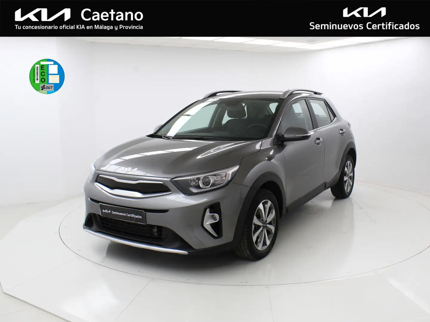Kia Stonic 1.0 T-GDi MHEV Drive 100 Gris - 1