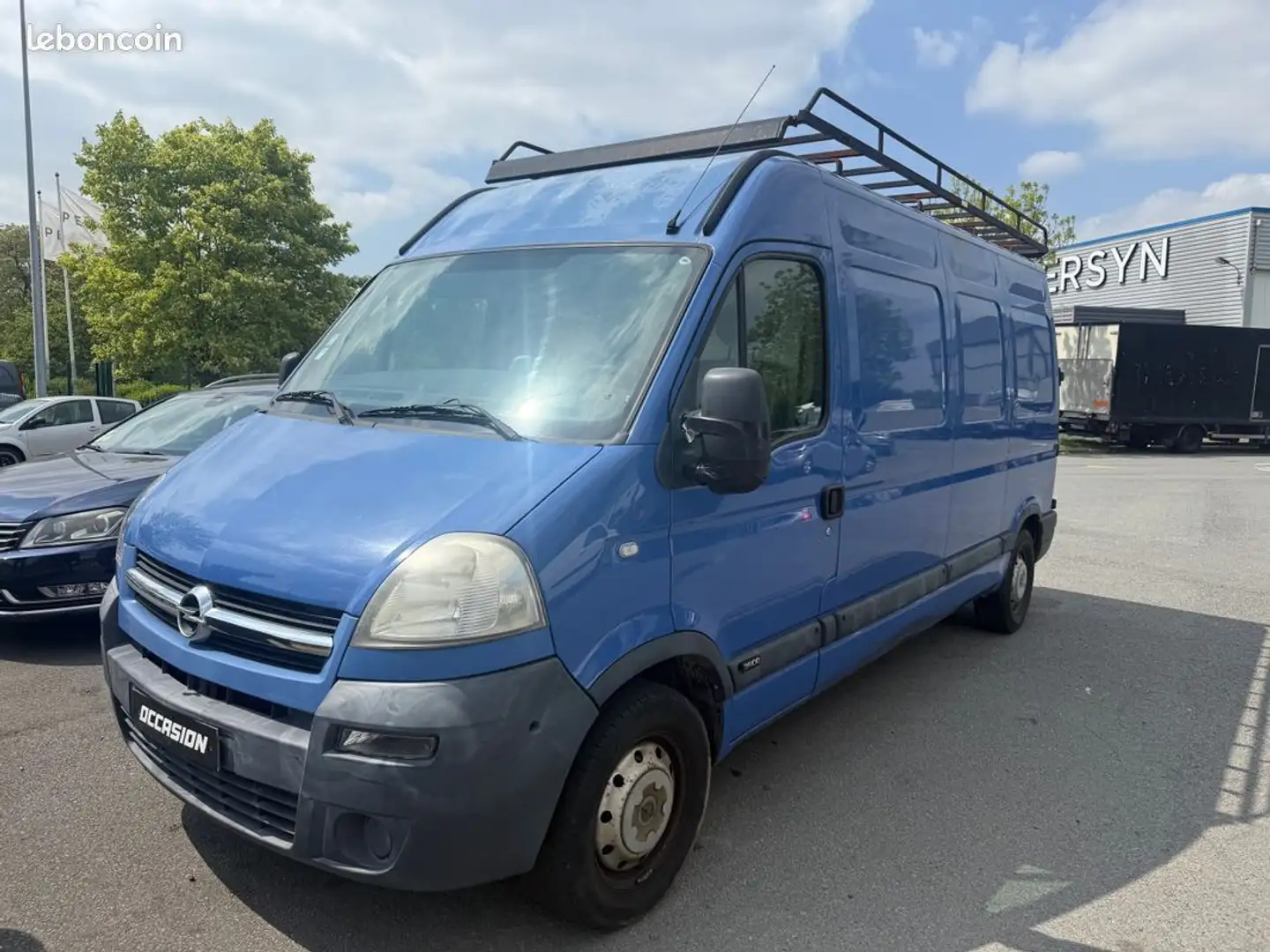 Opel Movano 2.5 cdti 120cv L3H2 Clim 93000Km 1ere Main Bleu - 2