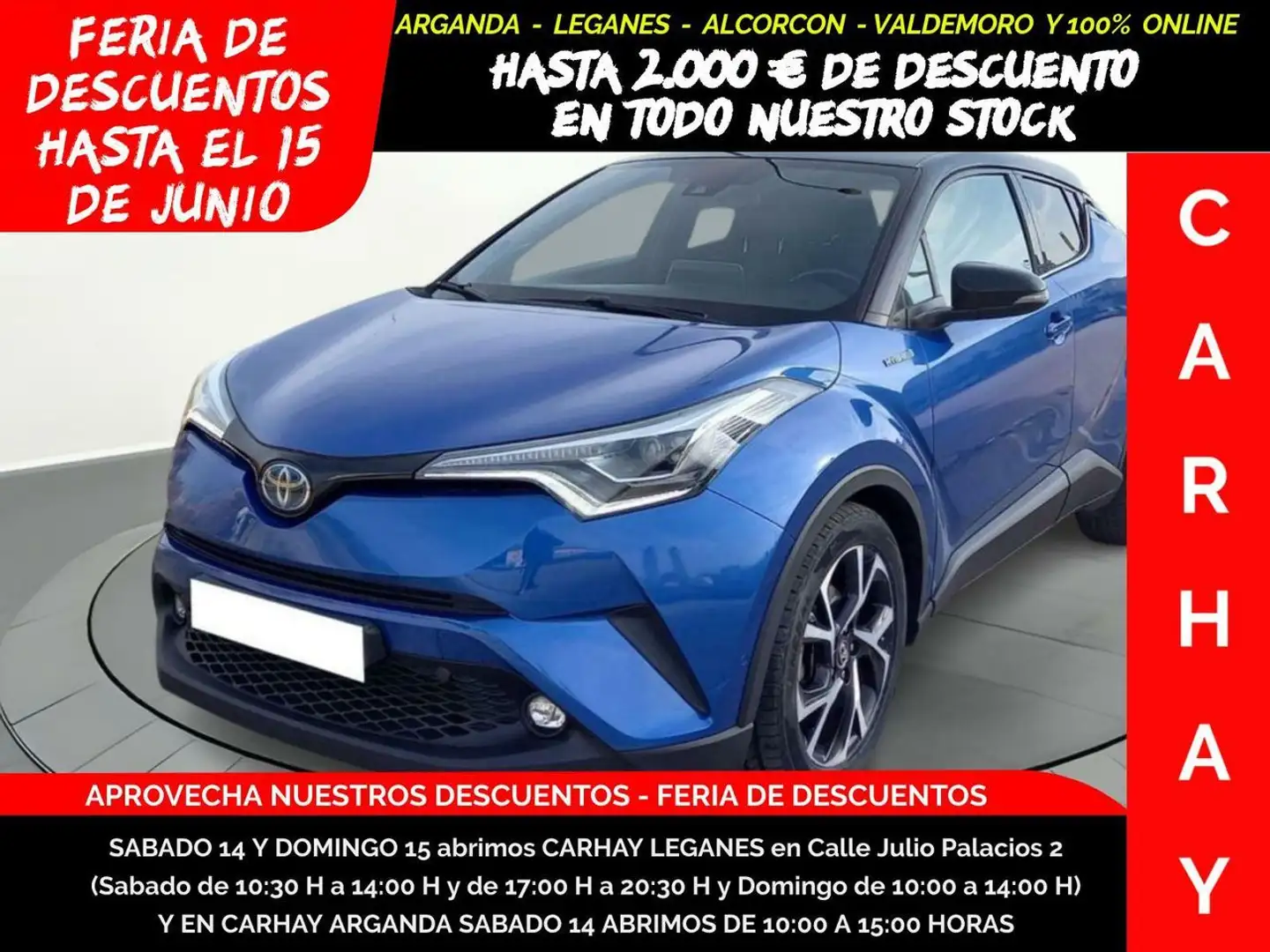 Toyota C-HR 1.8 125H Advance Azul - 1
