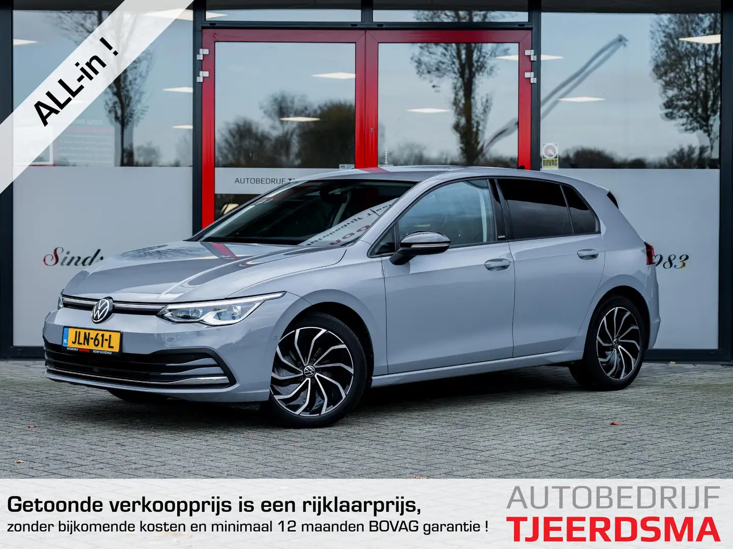 Volkswagen Golf 1.5 eTSI Active | IQ Light | Stoelverwarming | Nav Grijs - 1