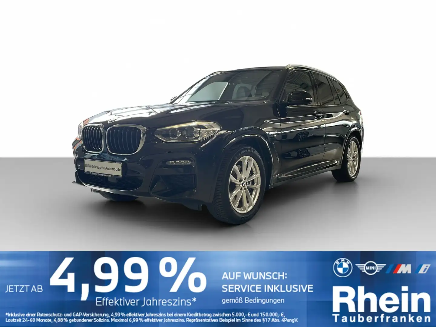 BMW X3 xDrive 30i M Sport Standheiz*NaviProf*HUD*AHK Schwarz - 1