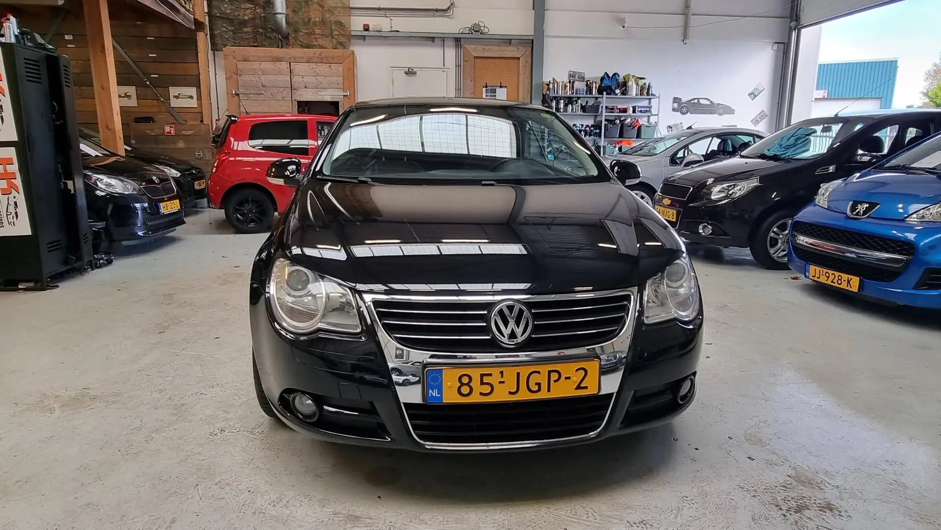 Volkswagen Eos 2.0-16v FSI Lederen bekleding, Smetteloze auto, Cl Noir - 2