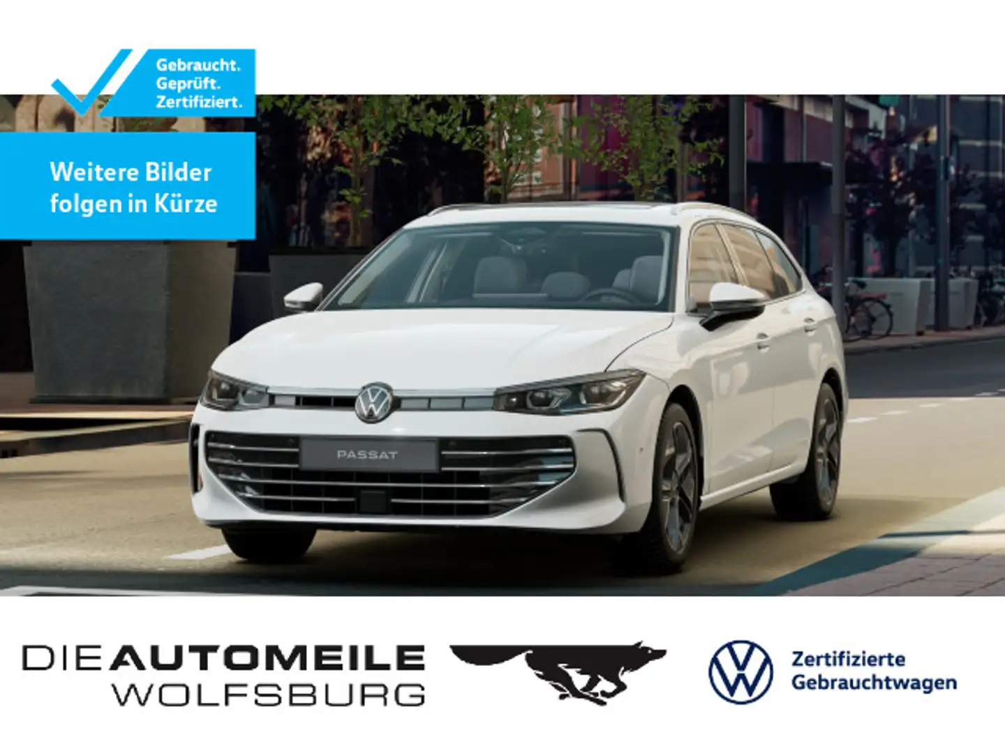 Volkswagen Passat Variant 2.0 TDI DSG Elegance 360°/Pano/AH Weiß - 1