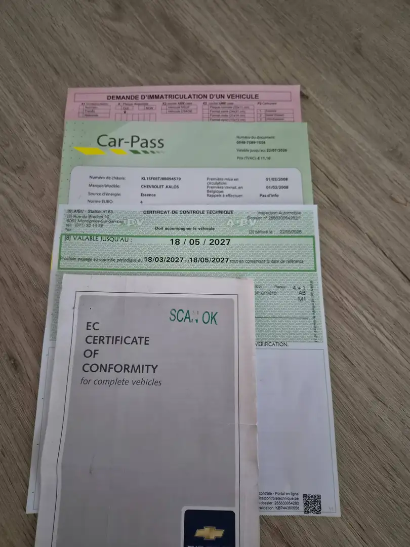 Chevrolet Kalos 1.2i Essence Prête à immatriculer Avec Car-Pass Silber - 2