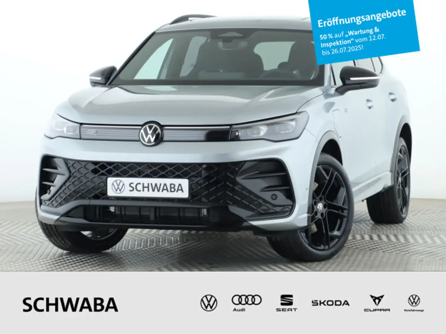 Volkswagen Tiguan R-Line 1,5 l eHybrid*MATRIX*PANO*HdUp*AHK Silber - 1