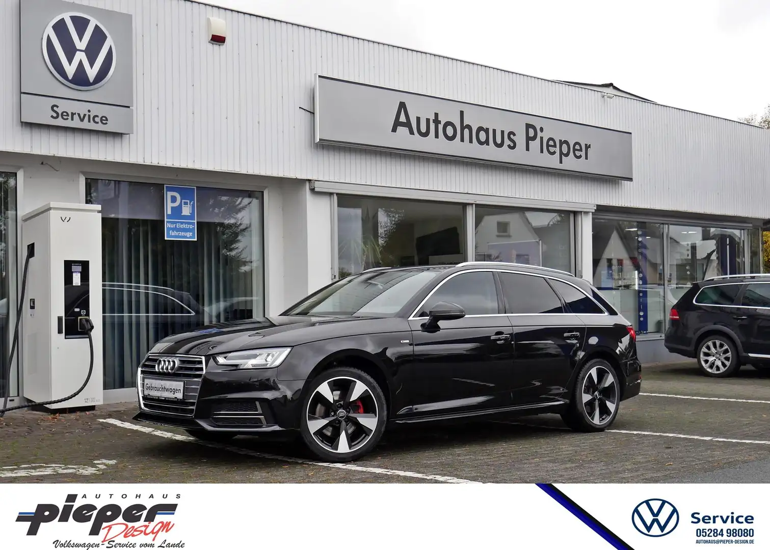 Audi A4 Avant 2.0 TFSI S-Line Ultra Sonder-Leder LED Na... Noir - 1