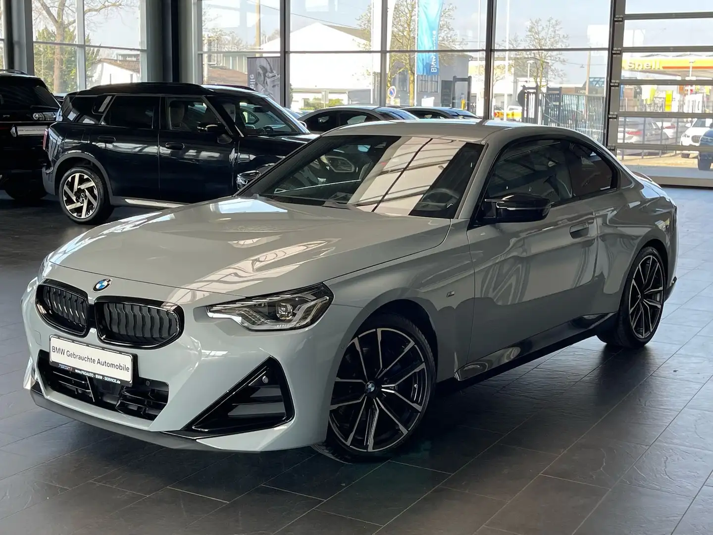 BMW M240i xDrive A-LED/LiveCoPro/HUD/Komf.Zg/19" Gris - 2