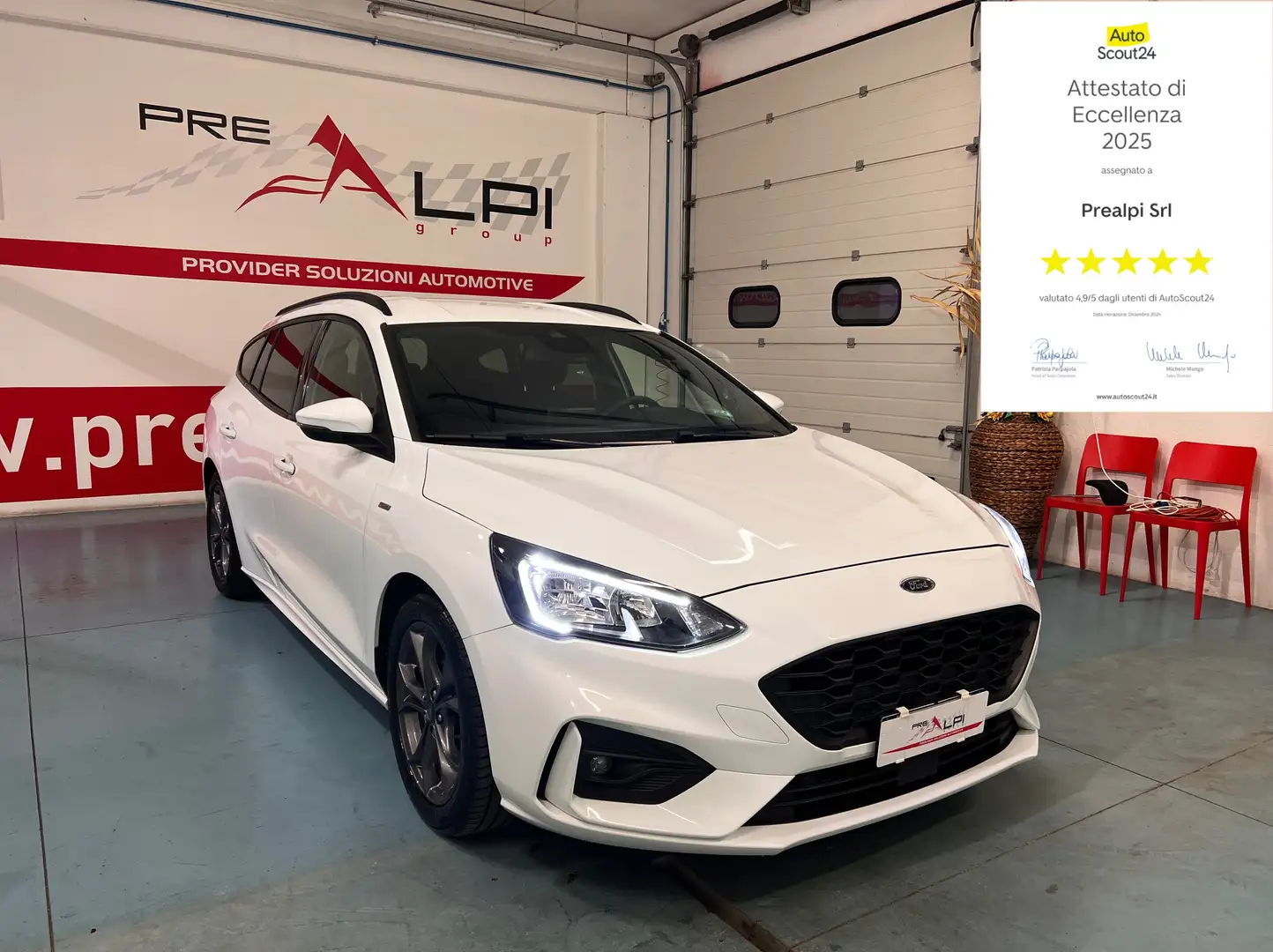 Ford Focus Focus SW 1.5 ecoblue ST-Line s Wit - 1