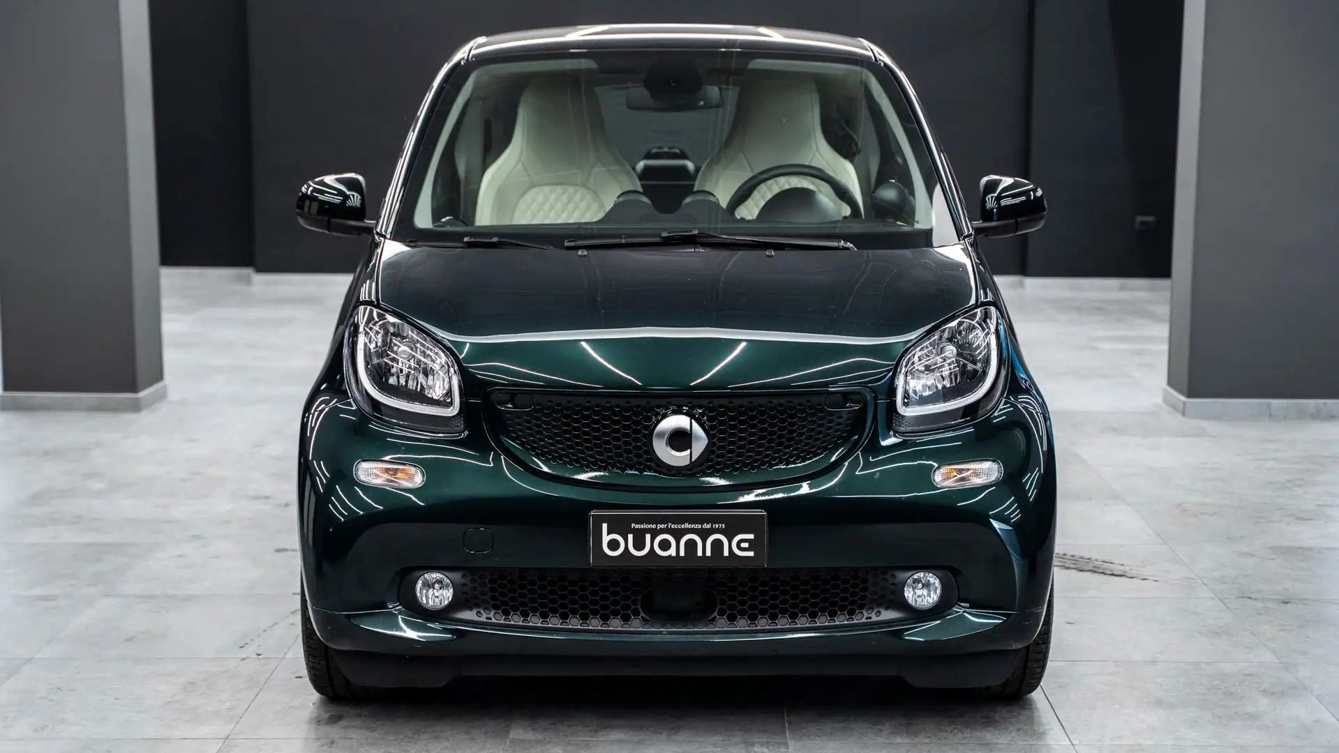 smart forTwo 0.9 British Green 90cv Twinamic Italiana 14.033Km Verde - 2
