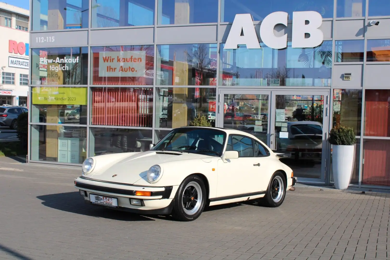 Porsche 911 Carrera Turbo-Look G-Modell SD BRD Erstlack Weiß - 1