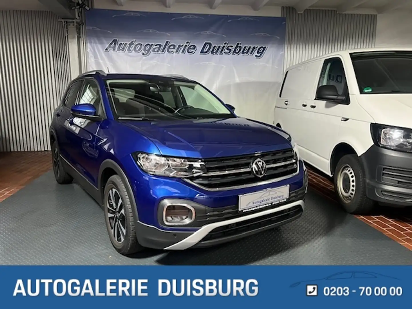 Volkswagen T-Cross United 1.Hd ACC PDC SHZ DAB Apple CarPlay Android Blau - 1