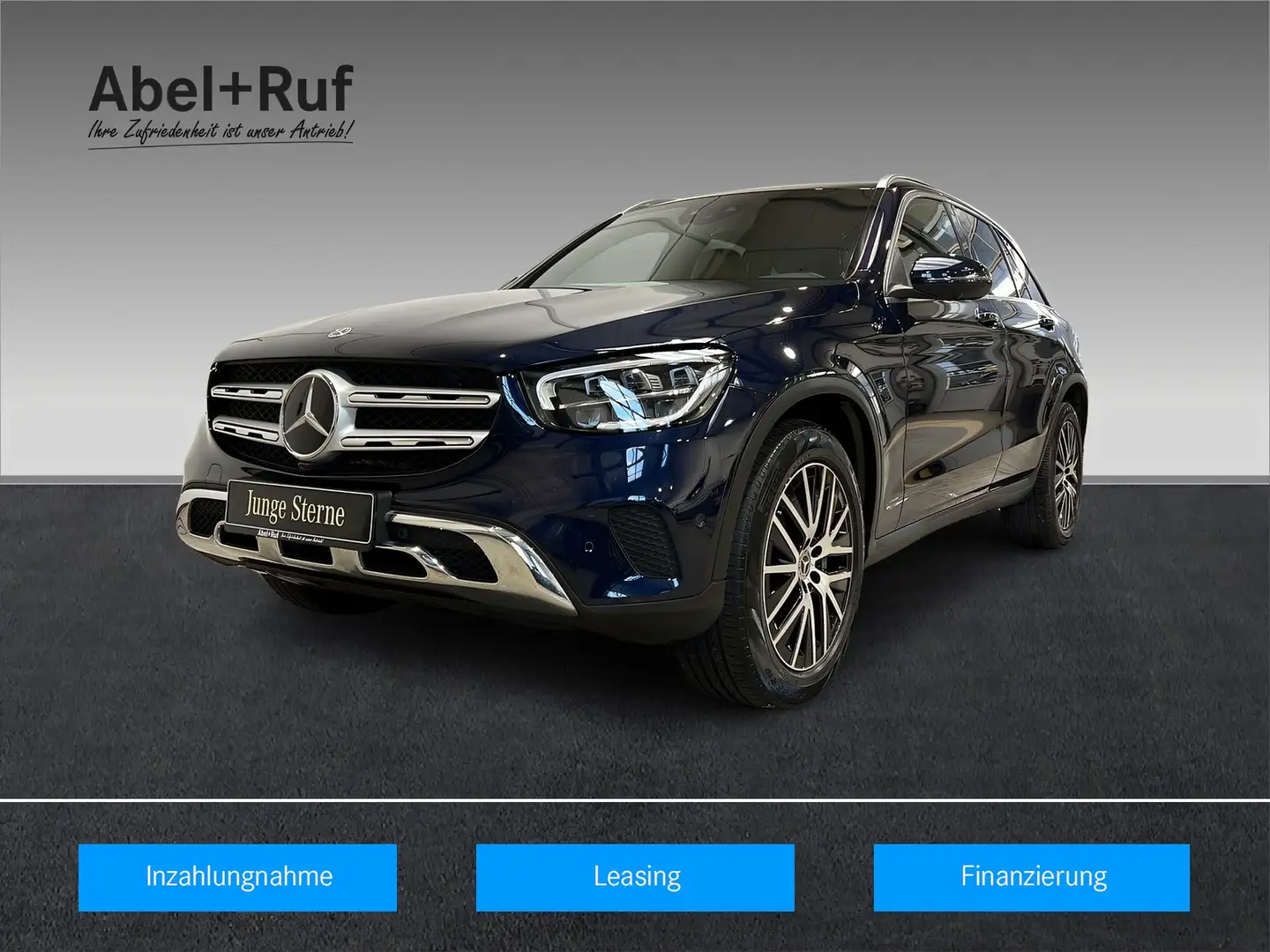 Mercedes-Benz GLC 400 d 4M OFF-ROAD+LED+DISTR+StHz+HuD+AHK+360 Blau - 1