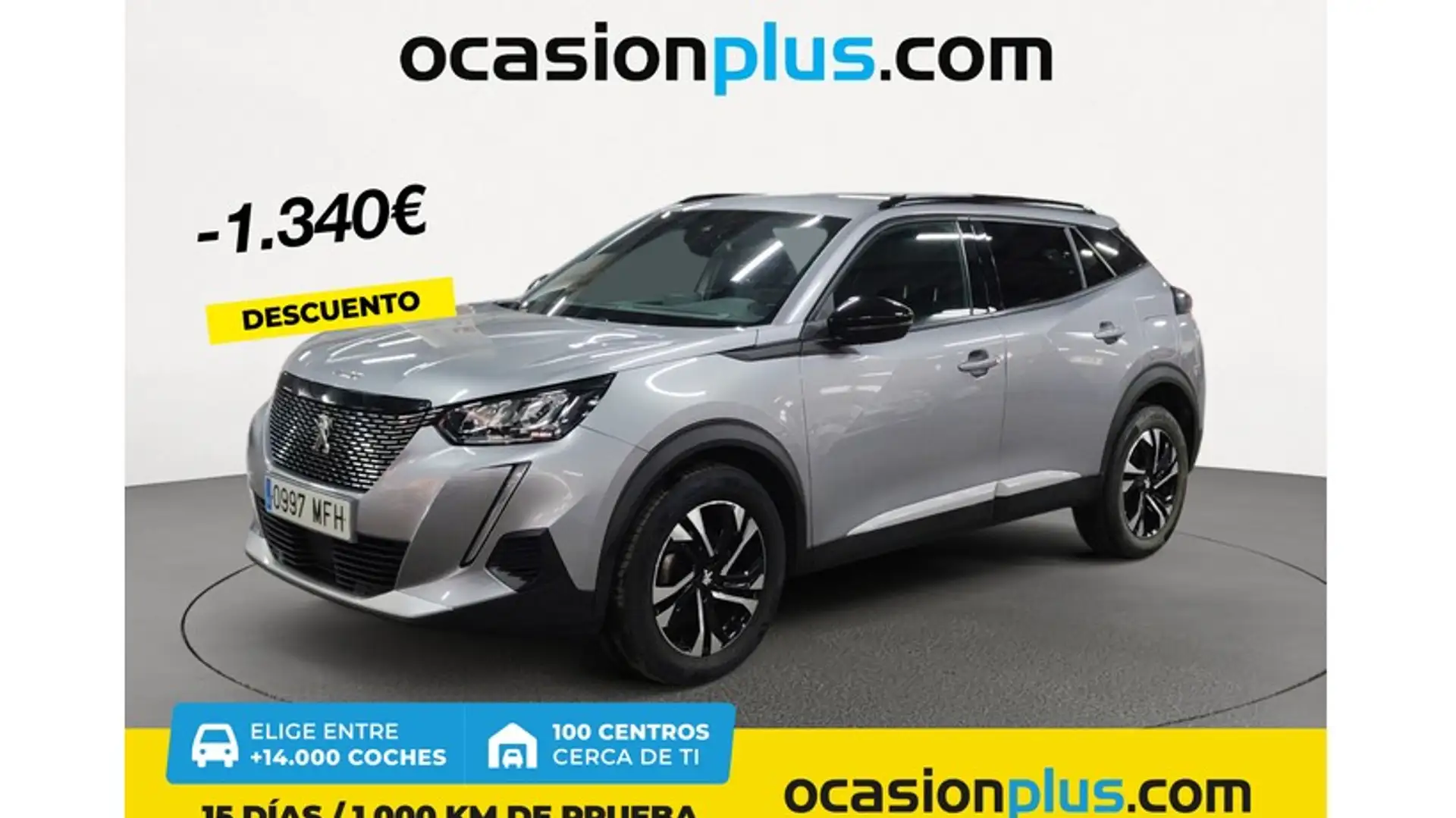 Peugeot 2008 1.2 PureTech S&S Allure 100 Gris - 1