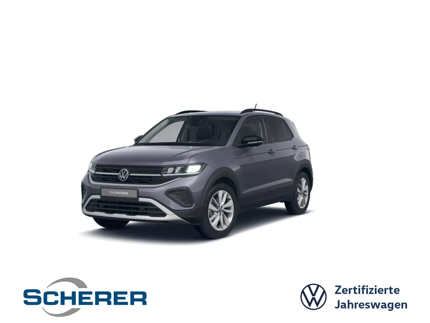 Volkswagen T-Cross 1.0 TSI Life NAVI SHZ LED ACC DAB Grau - 1