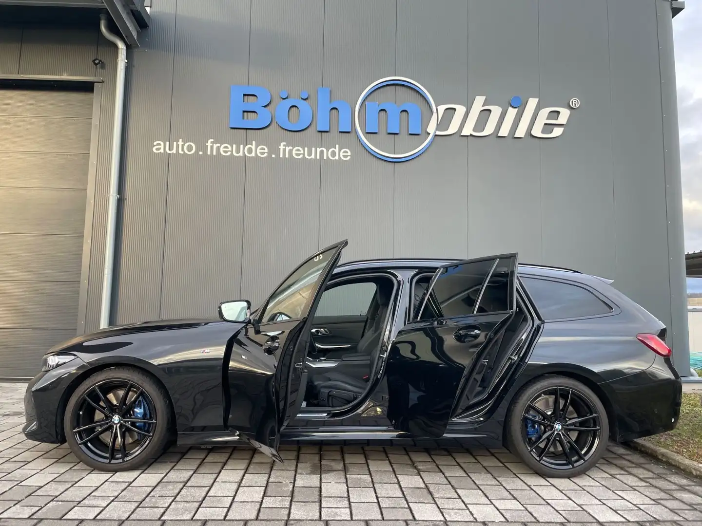 BMW 320 d Touring/M-Sport-Pro/19 Zoll/HK/HUD/1.Hand Schwarz - 2