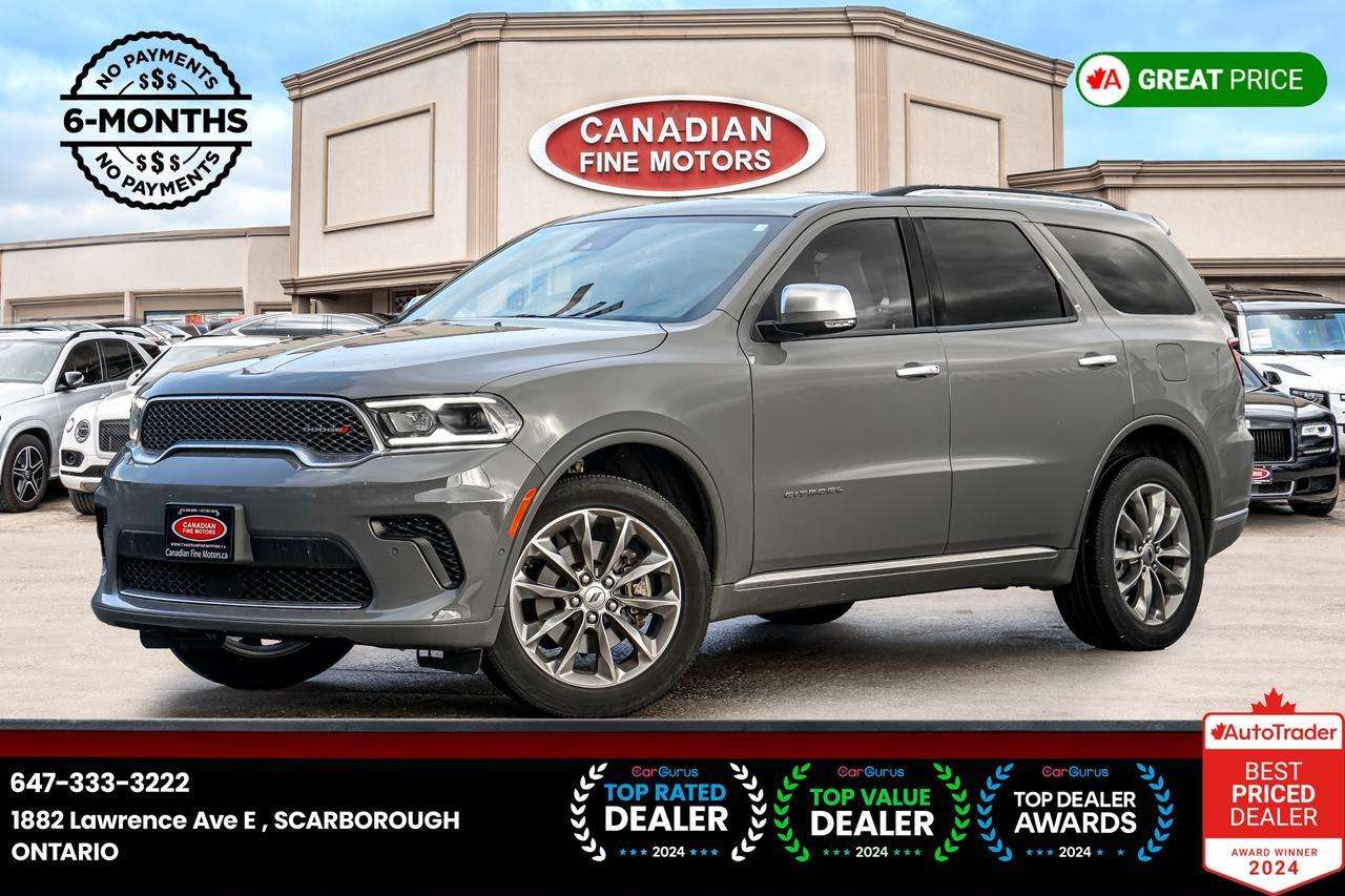 2024 Dodge Durango CITADEL AWD | 6 PASS | NAVI | SUNROOF | COOLED SEA