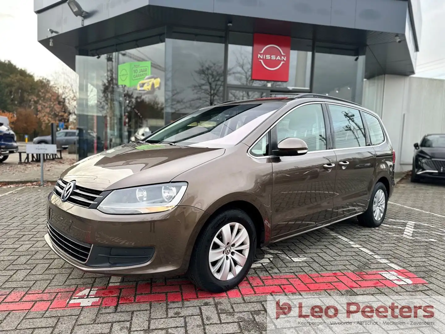 Volkswagen Sharan 7 Zits Bruin - 1