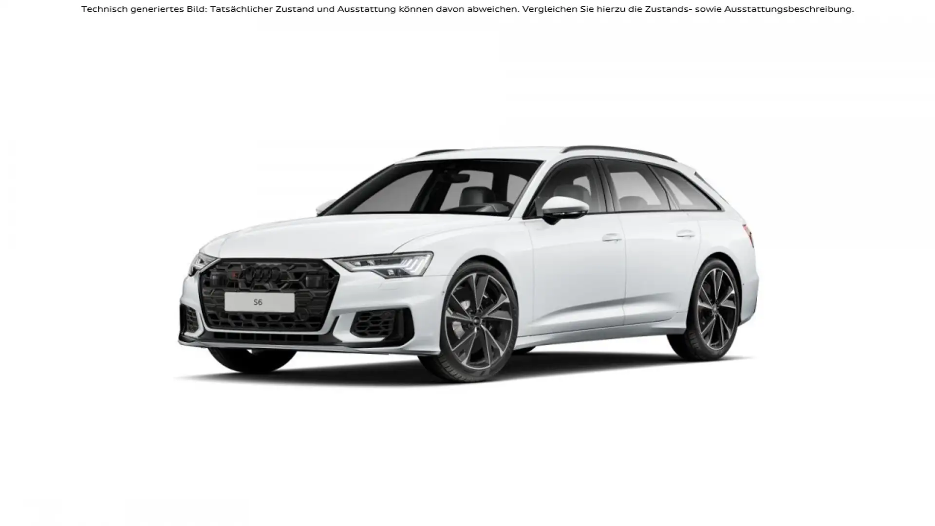 Audi S6 Avant 3.0 TDI quattro HD MLED HuD Luft StHz Leder Weiß - 2