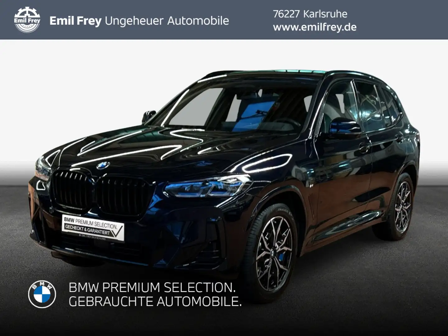BMW X3 xDrive30d Aut. M-Paket AHK Pano Laser Head-Up Schwarz - 1