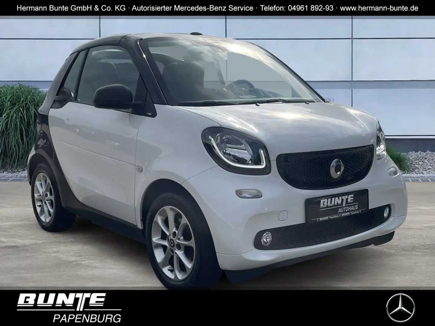 smart forTwo Smart  Cabrio PASSION/LED&SENSOR/COOL&AU Weiß - 1