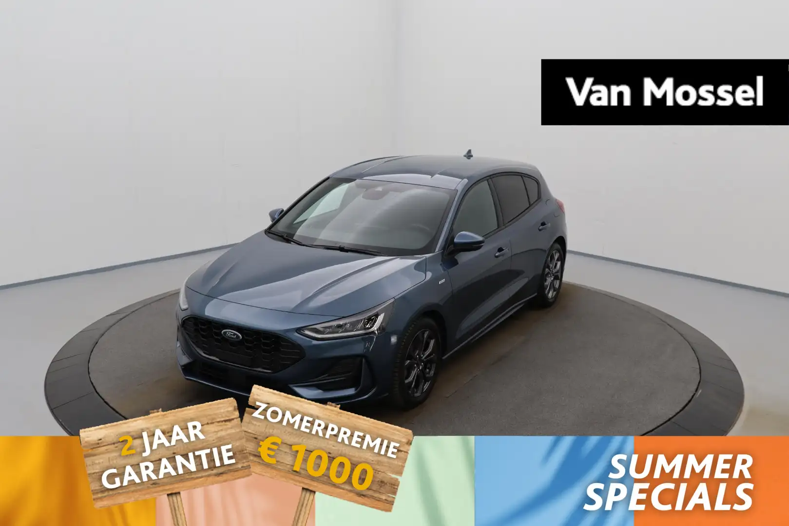 Ford Focus ST Line|Automaat|Driver Assist|Camera|Sync4 Blauw - 1