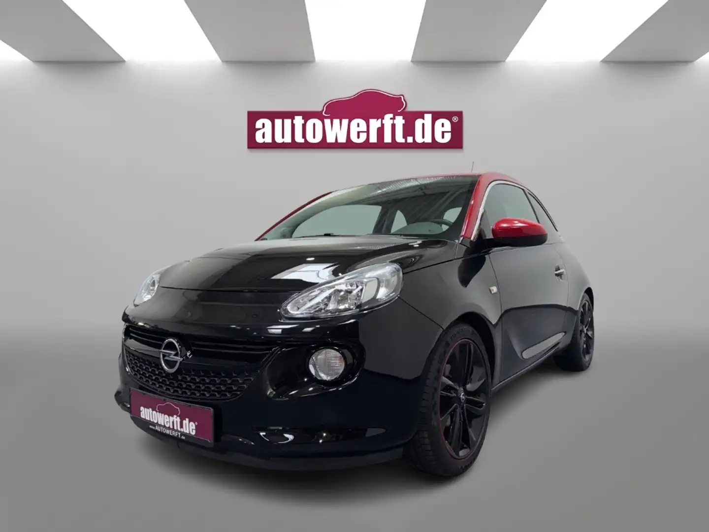 Opel Adam 1.2 UNLIMITED 17Z KLIMA SHZ PDC CARPLAY GEPFLEGT! Zwart - 1