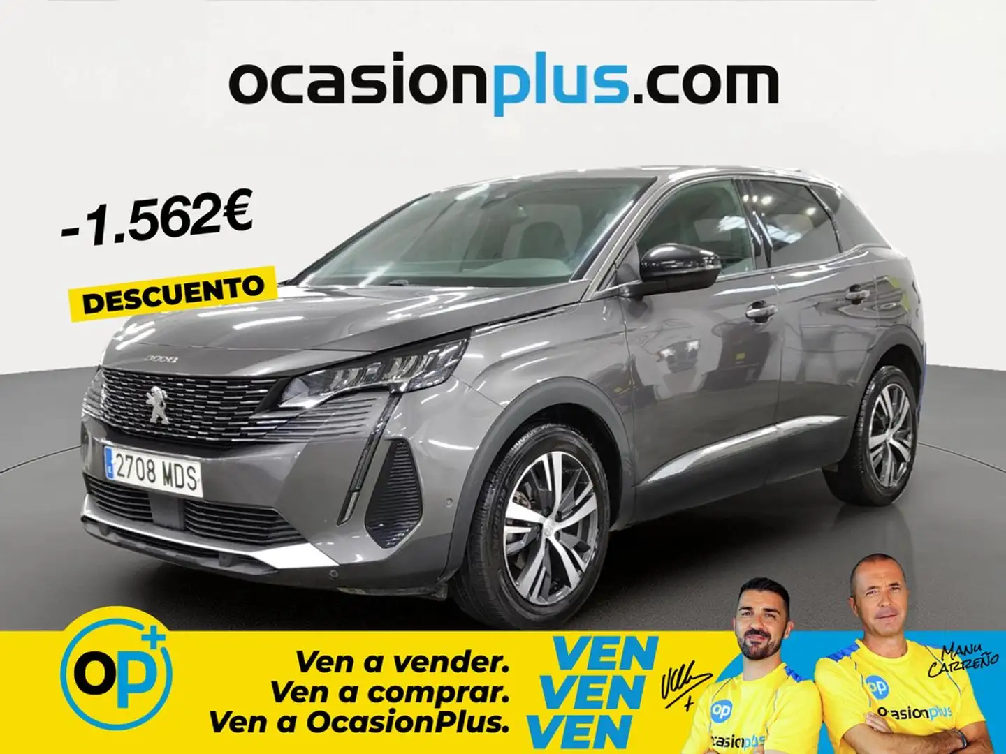 Peugeot 3008 1.5BlueHDi Allure Pack S&S EAT8 130 Gris - 1