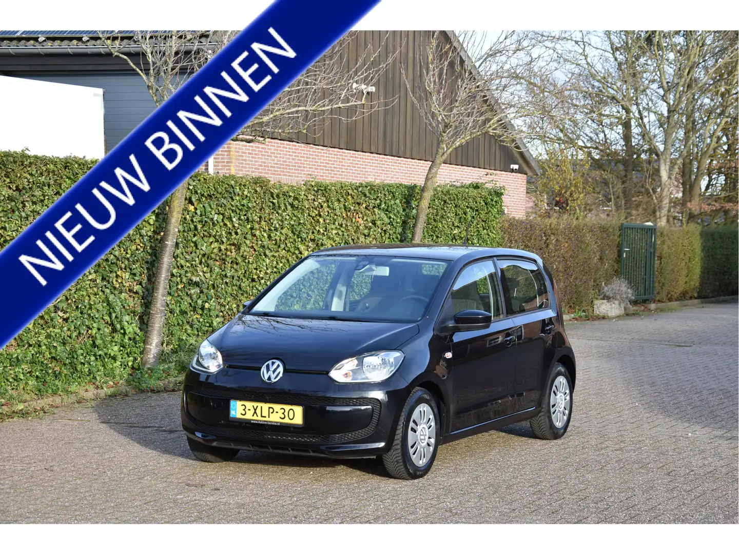 Volkswagen up! 1.0 move up! BlueMotion Navi airco NAP Zwart - 1