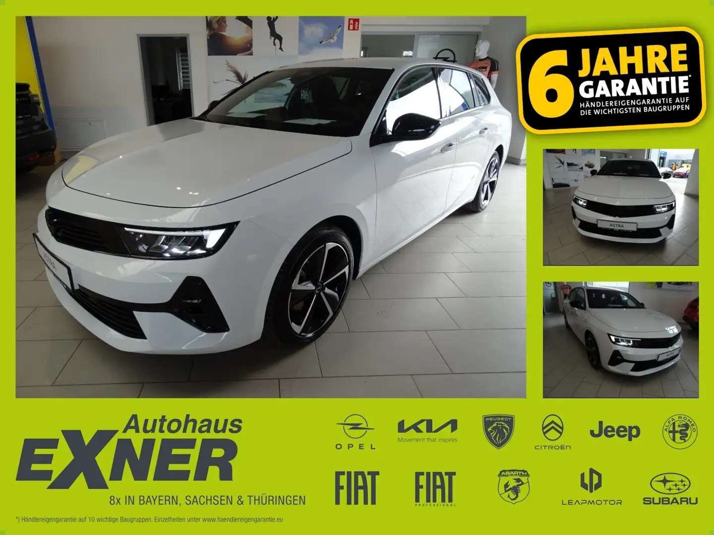 Opel Astra Sports Tourer GS 130 PS Klimaaut., Rückfahrk., AHK Blanc - 1