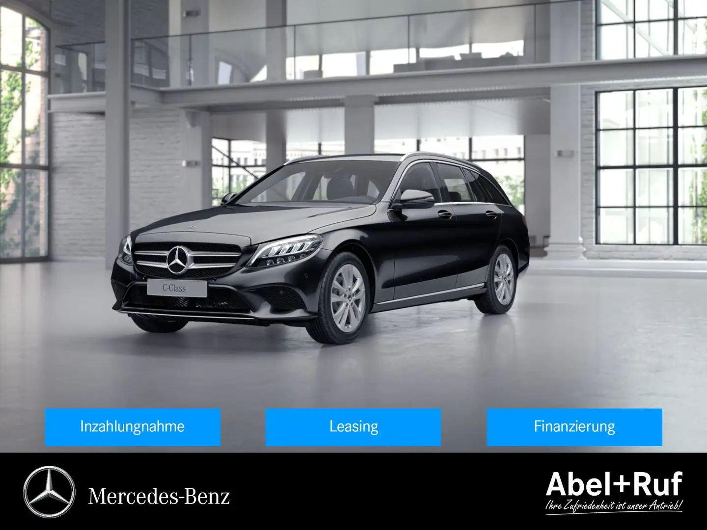 Mercedes-Benz C 200 T AVANTGARDE+COMAND+LED+Kamera+Ambi+DAB Schwarz - 1