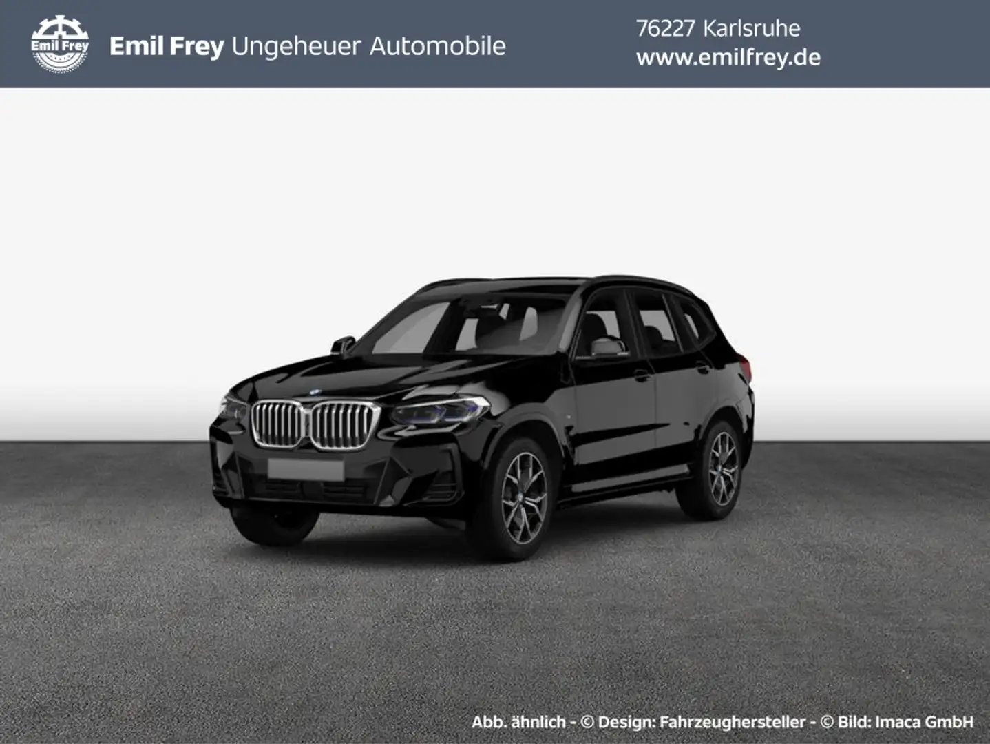 BMW X3 20d xDrive *AHK*LED*Navi*H/K* Schwarz - 1